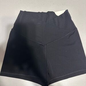 Sleek Black Women's Athletic Shorts